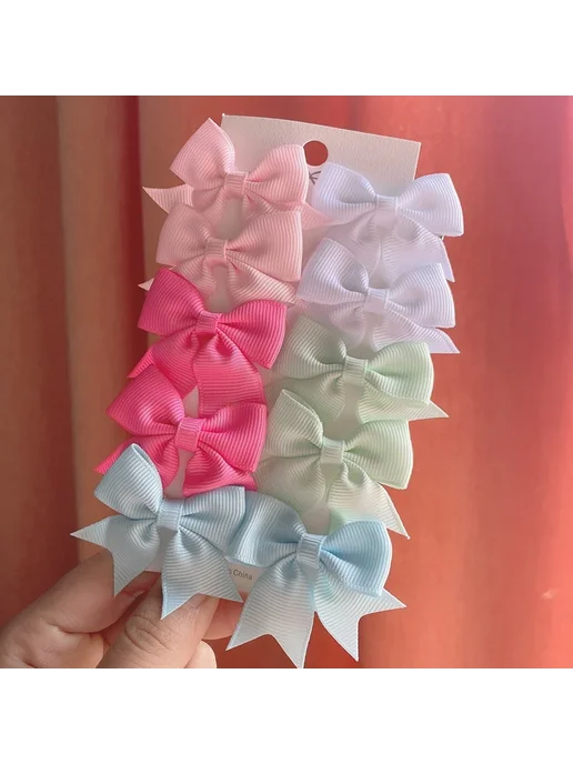 Baby Bows Заколки для волос 10 шт, цвет 530-1, 10 шт