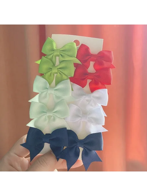 Baby Bows Заколки для волос 10 шт, цвет 530-4, 10 шт