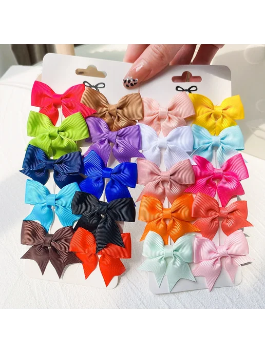 Baby Bows Заколки для волос 10 шт, Цвет 530-9, 10 шт, фото 5