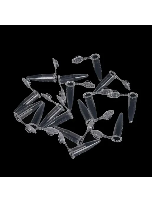 Прозрачные центрифужные трубки пластик 50 шт. 0.2ml, 50 шт, 0,2 мл, фото 4