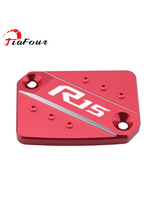JiaFour Крышка бачка передней тормозной Red logo R15, красный