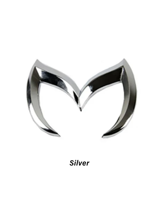 Эмблема Mazda Silver 3D для Mazda 2 3 6 CX-5 CX-3, серебристый