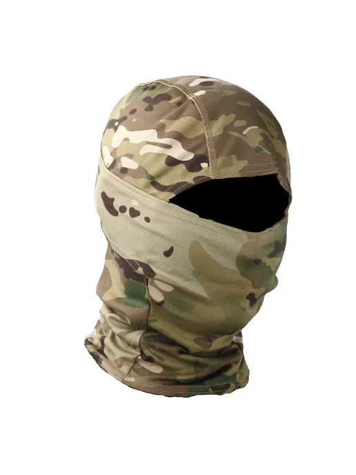 Камуфляжная балаклава Wargame CP из нейлона СЕРЫЙ, серый, фото 4