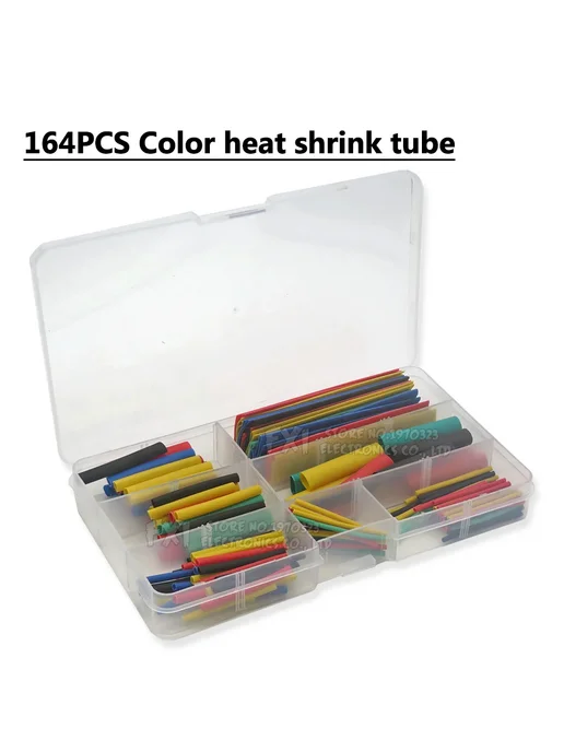 HJXRHGAL Термоусадочные трубки набор 530PCS Color box, 530 шт, фото 6