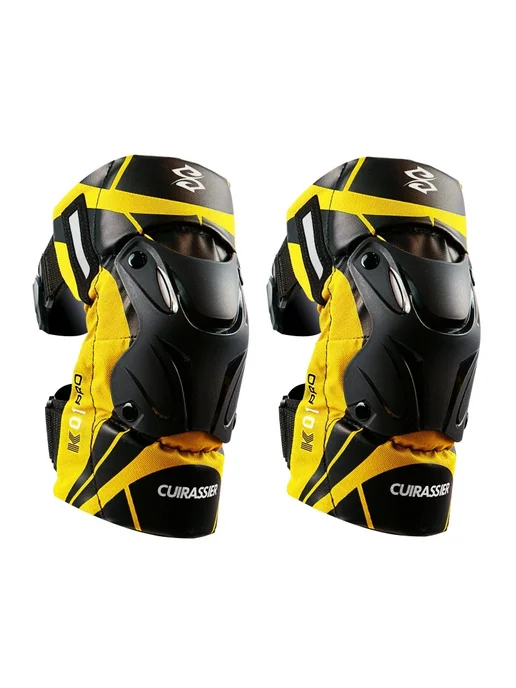 CUIRASSIER Наколенники для мотоцикла защита для колена Moto, желтый