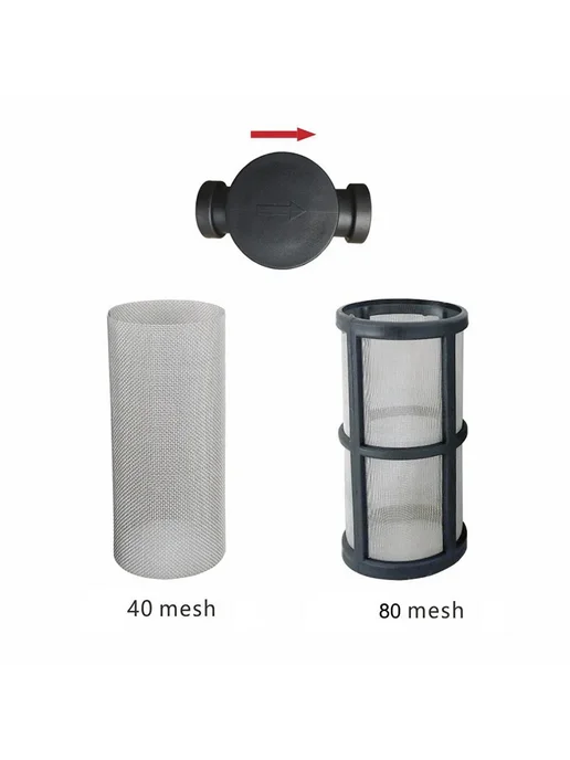 JOEKOL Фильтр для мойки авто черный, 40mesh, 0.5inch, черный, фото 4