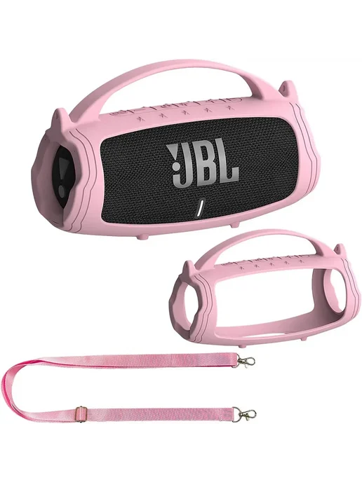 ticosan Силиконовый чехол с ручкой для JBL Charge 5 Blue, синий, фото 7