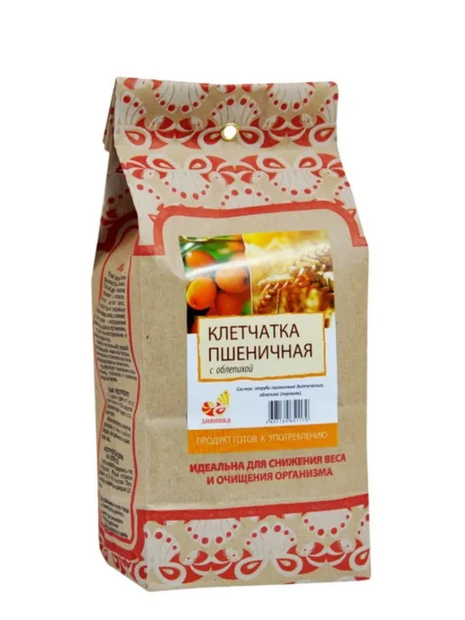 AvrAm Дивинка клетчатка пшеничная с облепихой, 300г, 300 г