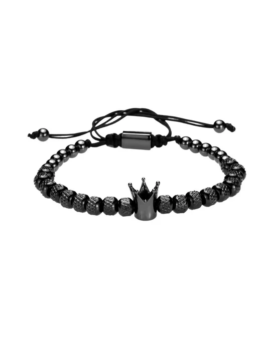 ATTYIRENA Браслет из нержавеющей стали Feather black, черный, фото 4