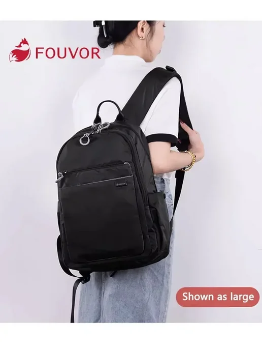 Fouvor Серый женский рюкзак Small, 34х22х16см, серый, фото 4
