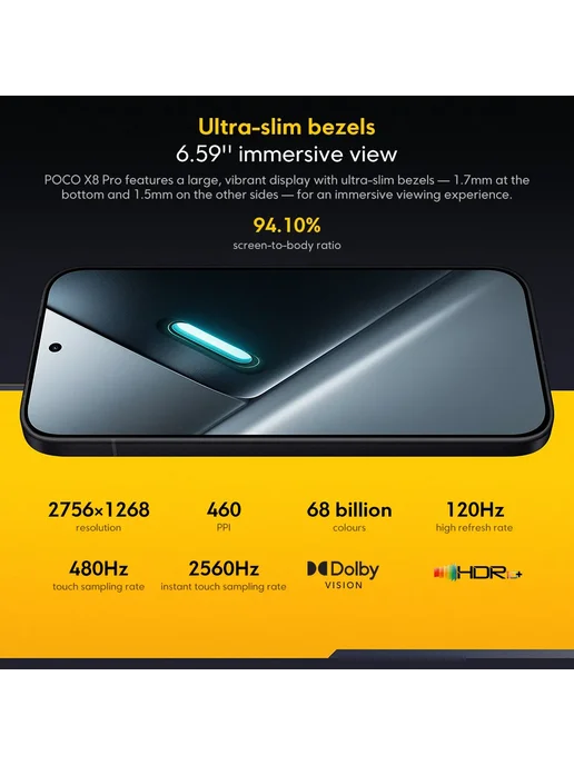 POCO Смартфон X8 Pro, 12 512ГБ, global, 512 ГБ, фото 7