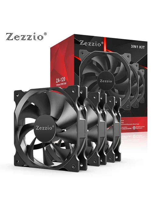 Zezzio ZA-120 120мм кулер для процессора, вариант, фото 2