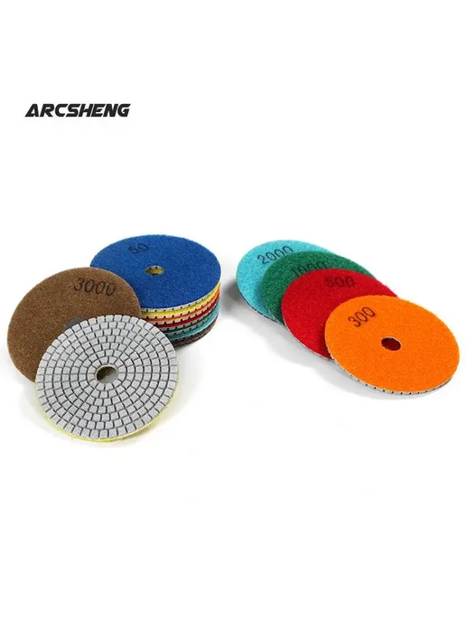 Arcsheng Шлифовальные диски для полировки камня 4 дюйма, Gri, вариант, фото 2