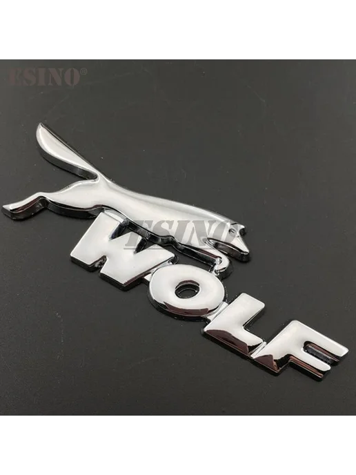 Эмблема "Wolf" серебряная для Ford Focus ST Mustang GT, серебристый
