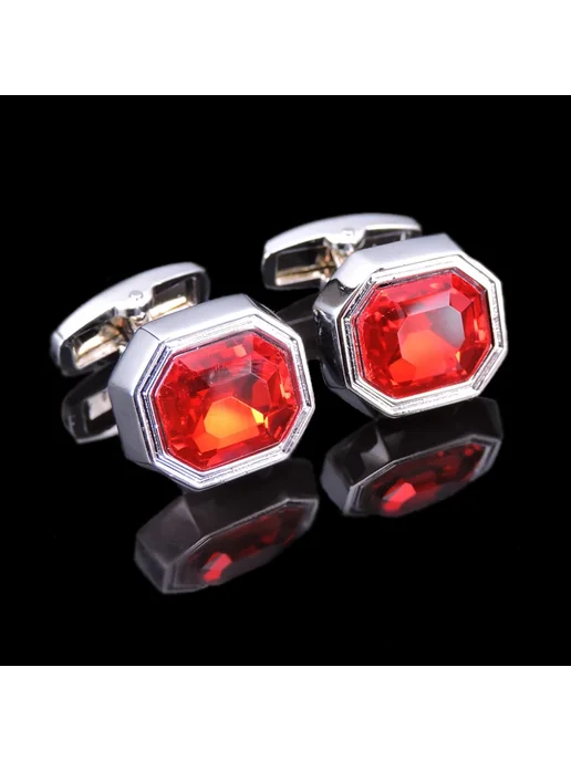 XKZM auspicious Медные запонки XKZM 27, красный