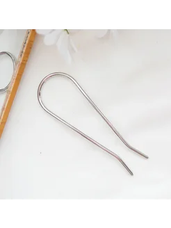 DDZST Заколка для волос UShape clip Silver