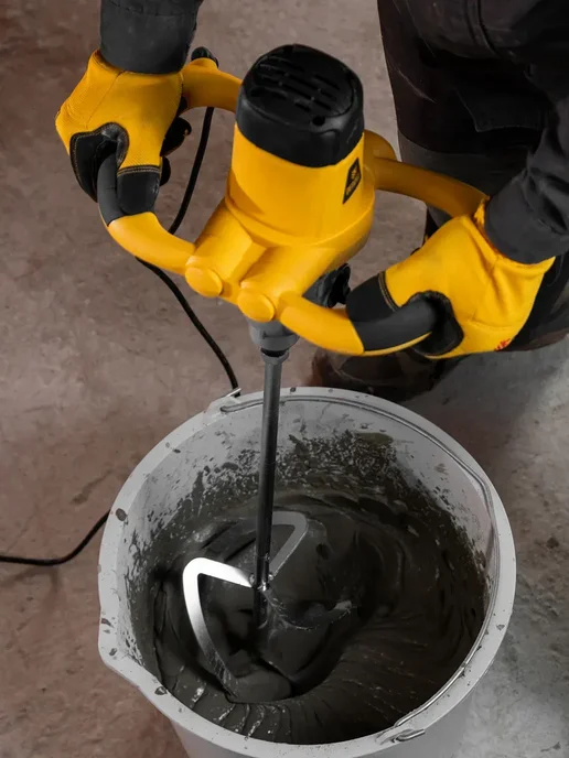 DENZEL Миксер строительный электрический EM-1-1600, 27904, 1600 Вт, фото 5