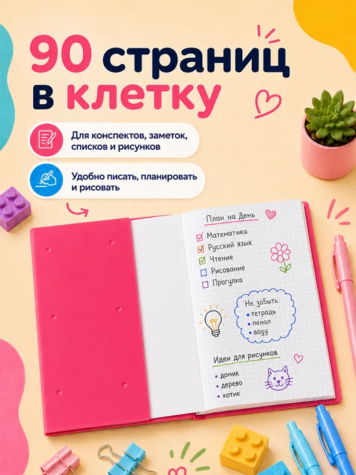 For your Dream Блокнот А5 с обложкой-конструктором, 90 листов, вариант, фото 2