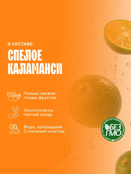 The Flip Пюре основа для напитков концентрат Каламанси 1кг, 1 кг, фото 2