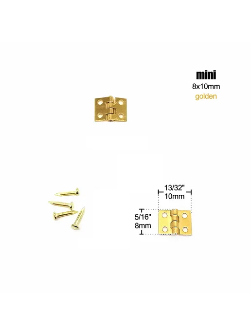 Michastu Мебельные петли A 16x24mm golden 24 шт, вариант, фото 5
