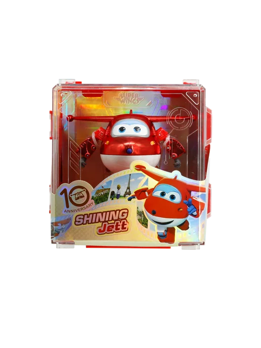 Super Wings Супер Крылья Трансформер Джетт лимитированная коллекция, красный