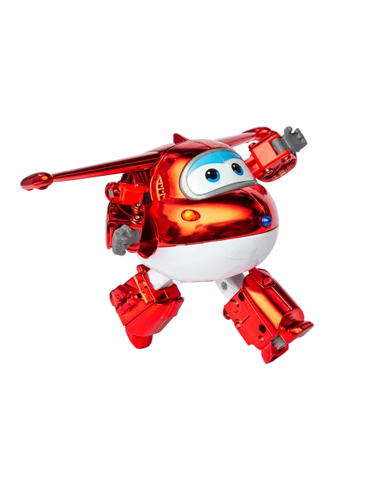 Super Wings Супер Крылья Трансформер Джетт лимитированная коллекция, красный, фото 3
