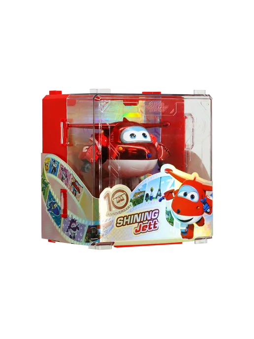 Super Wings Супер Крылья Трансформер Джетт лимитированная коллекция, красный, фото 4