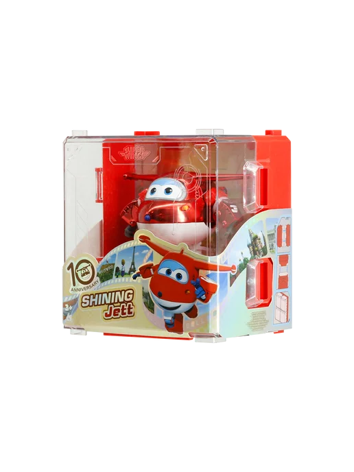 Super Wings Супер Крылья Трансформер Джетт лимитированная коллекция, красный, фото 5