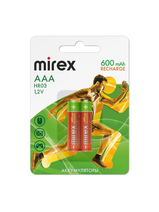 Mirex Аккумуляторы AAA 1100mAh 4 шт, 600 мАч, 4 шт, фото 5