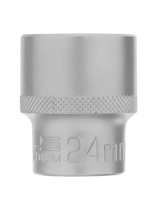 STELS Головка торцевая 22 мм шестигранная 1 2", 24 CrV под квадрат, фото 3