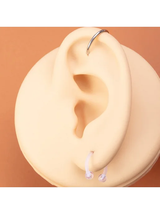 HONGTU implant Набор колец для пирсинга HONGTU из хирургической стали 9 шт, 9 шт, фото 3