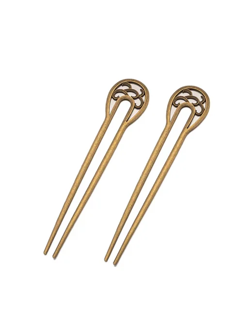 Заколки для волос Antique Bronze, 2 шт, 2 шт