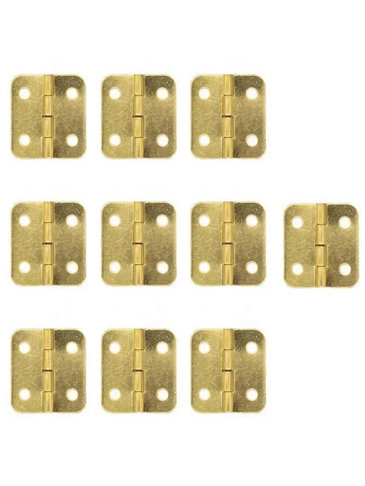 Нет бренда Мини петли металлические золотистые 24x18 мм, 30x26mm