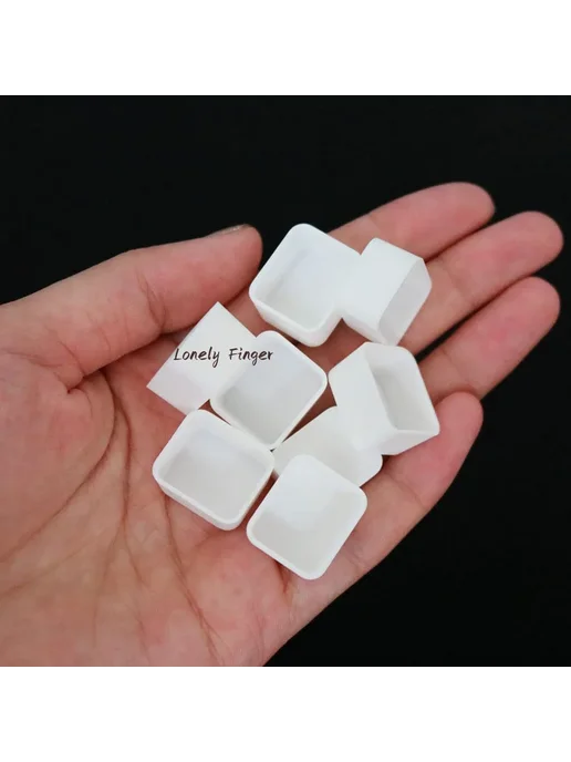 Lonely Finger Белые полукастрюли для акварели 100 шт, 2 мл, 100 шт, 2 мл, фото 3