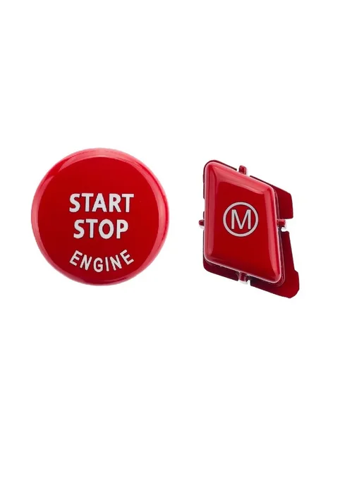 angelguoguo Красная кнопка Start Stop Engine для BMW E92 2007-2013, красный