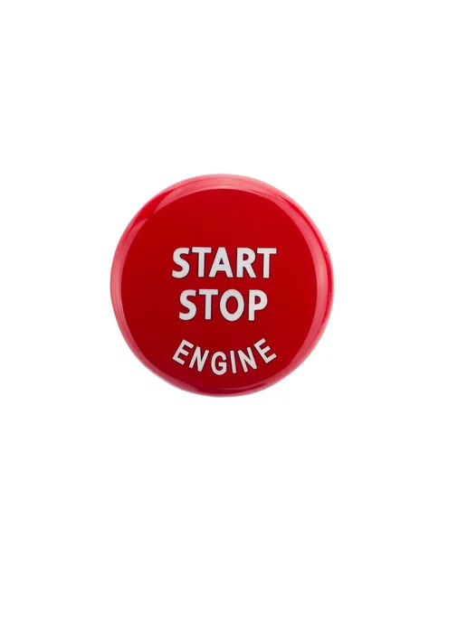 angelguoguo Кнопка Start Stop Engine и руль M, Blue, BMW E90 E92 E93 M3, синий, фото 6