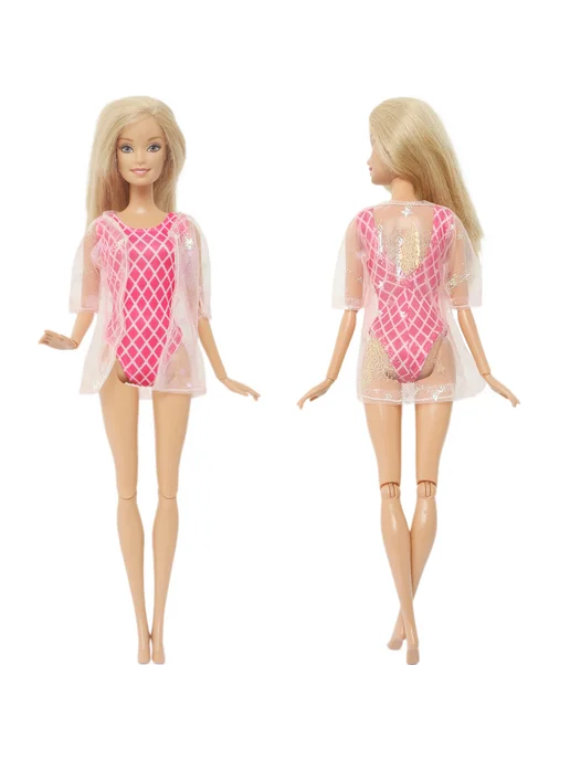 YAMIOW Купальник для куклы Barbie, розовый, цвет 23, розовый