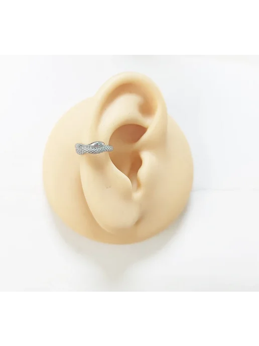 Нет бренда Обруч для пирсинга helix, серый, 1.2X8mm, 316L, 316 л, фото 7