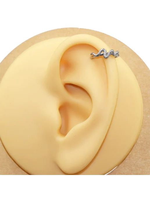 Нет бренда Обруч для пирсинга helix из стали 316L 9-Gold color 1.2X8mm, 316 л, фото 4