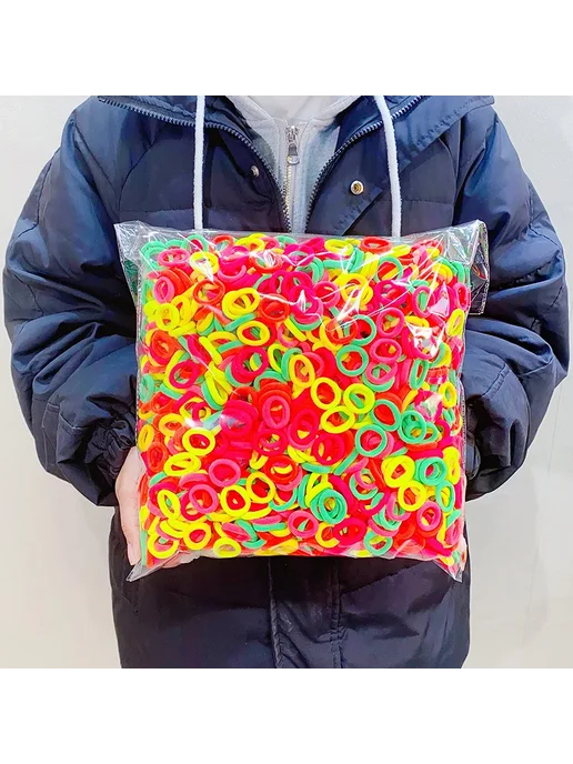 PjNewesting резинки для волос из нейлона colorful 7, вариант, фото 3
