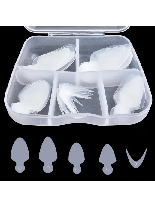 Нет бренда Силиконовые формы для ногтей Box01-60pcs, 160 шт