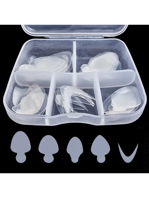 Нет бренда Силиконовые формы для ногтей, 48pcs-bag, цвет 4, вариант, фото 4