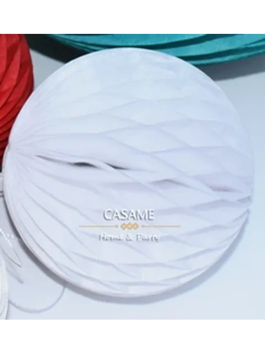 casame Бумажный фонарь белый 6 дюймов, белый