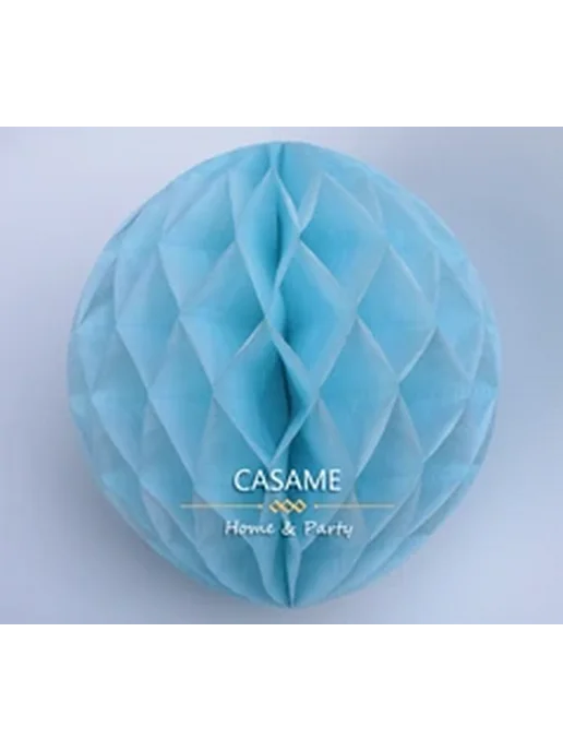 casame Бирюзовый бумажный фонарь 4 дюйма, голубой