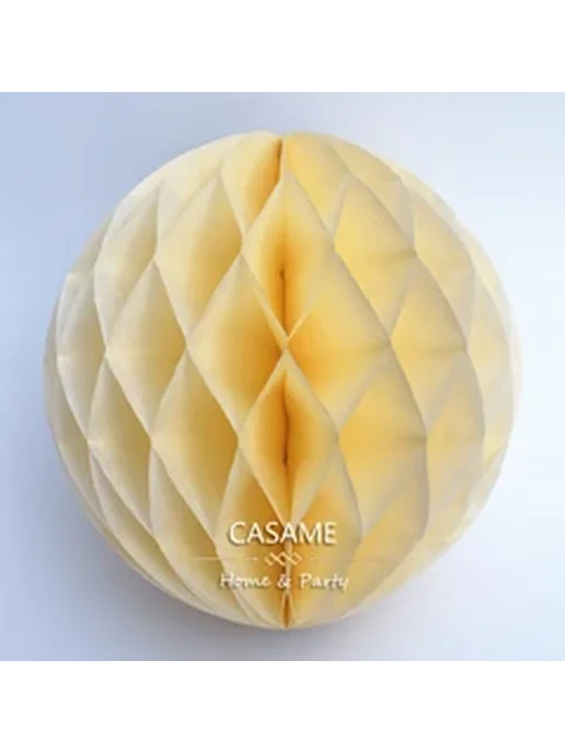 casame Бумажный фонарь белый 6 дюймов, бежевый
