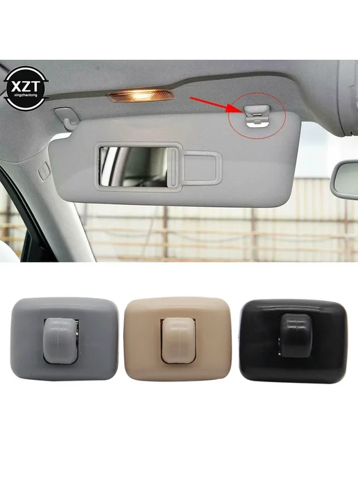 Нет бренда Держатель солнцезащитного козырька Audi Black 1pcs, 2 шт, фото 3