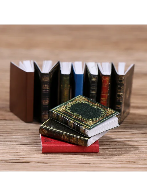 Миниатюрные книги для кукольного домика, Type D, 3 шт, 3 шт, фото 2