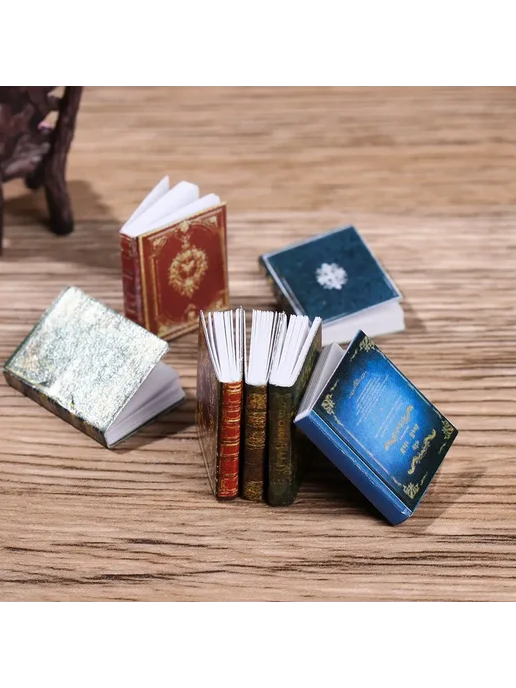 Миниатюрные книги для кукольного домика, Type D, 3 шт, 3 шт, фото 3