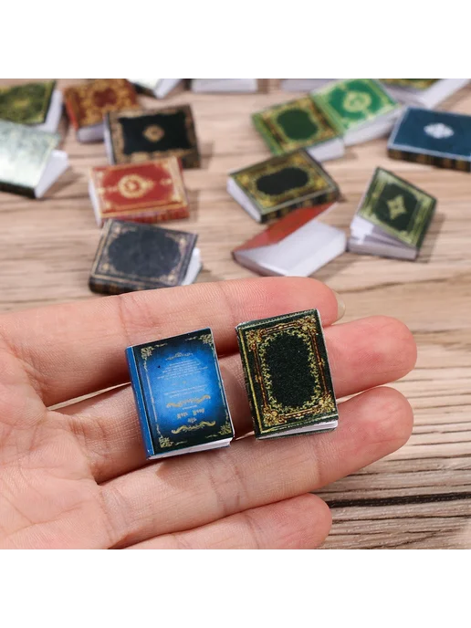 Миниатюрные книги для кукольного домика, Type D, 3 шт, 3 шт, фото 4