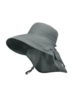 Нет бренда Панама из нейлона UPF 50+ Мужская и женская dark gray